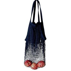 Graf Lantz Ami Net Market Tote - Navy, Eco-Friendly Beach Tote Bag, Made in USA